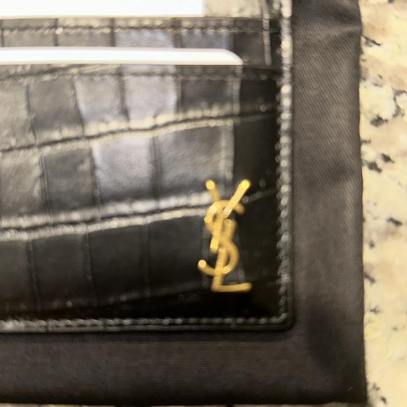 New ysl monogram card case croc - Picture 8 of 9